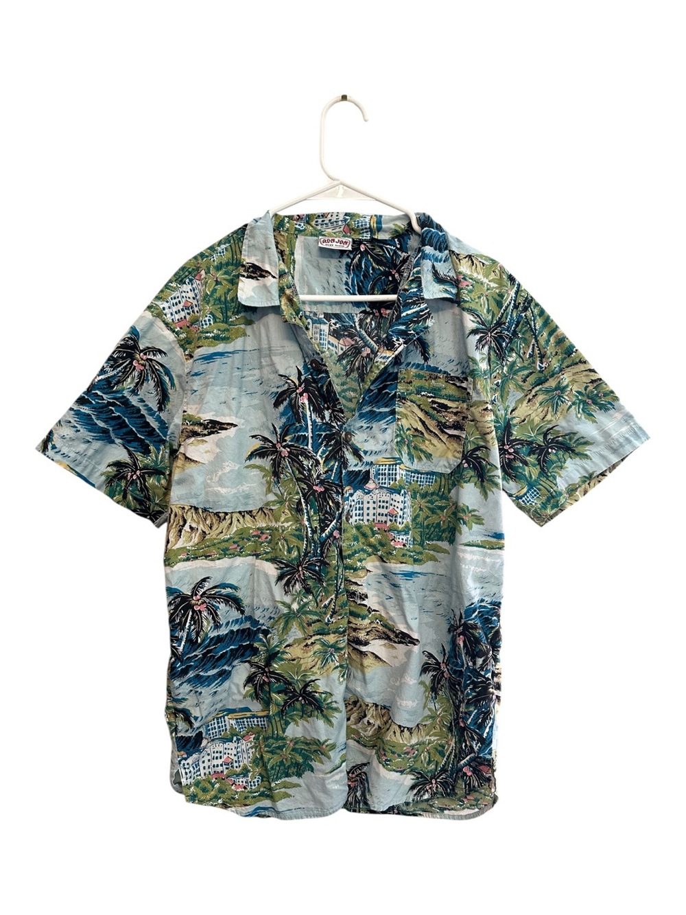 Vintage Y2K Era Ron Jon Surf Shop Tropical Button Down Men’s Shirt Size XL
